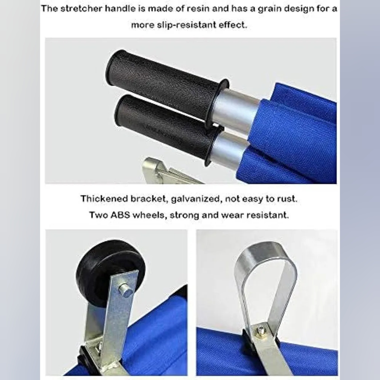 tandu darurat bencana roda 2 depan sepakbola,camping, dll - Gambar 3